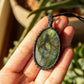 Daya • Labradorite macrame necklace