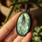 Daya • Labradorite macrame necklace