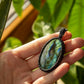 Daya • Labradorite macrame necklace
